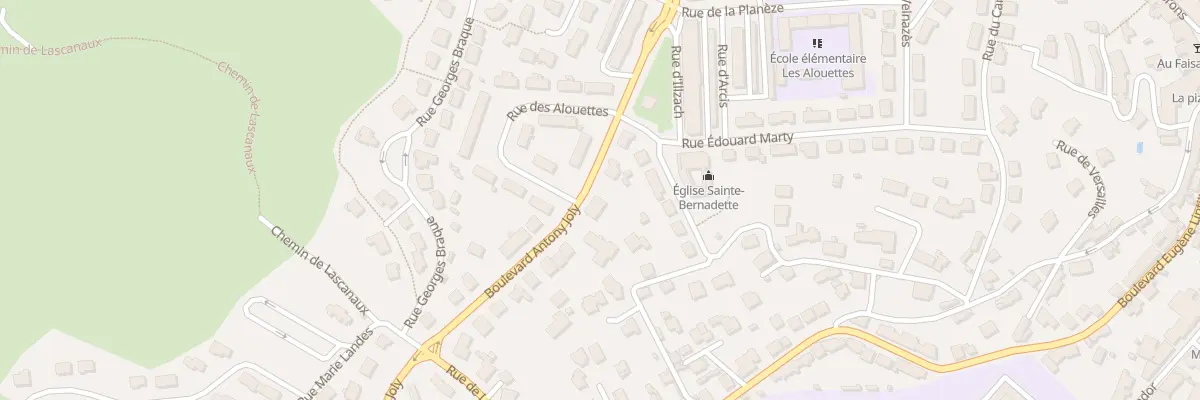 Plan du 30 Bd Antony Joly à Aurillac