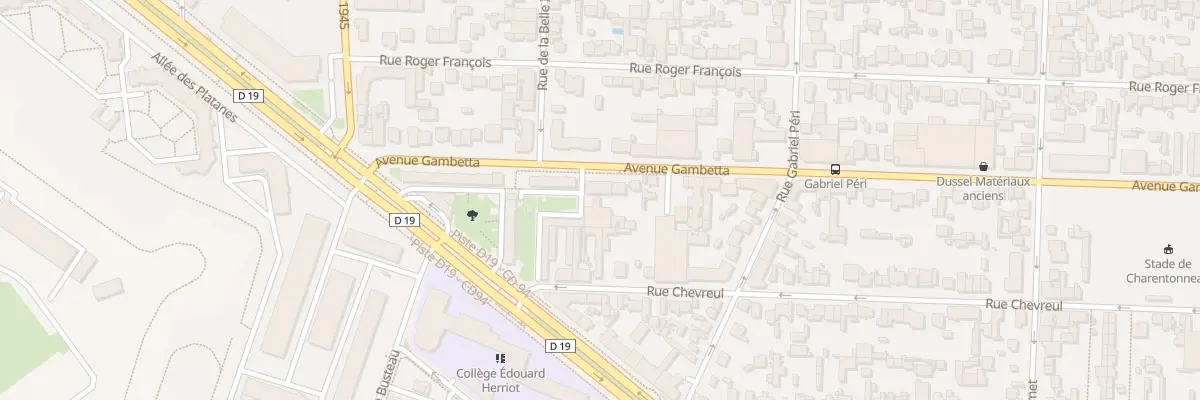 Plan du 4 Av Gambetta à Maisons-Alfort