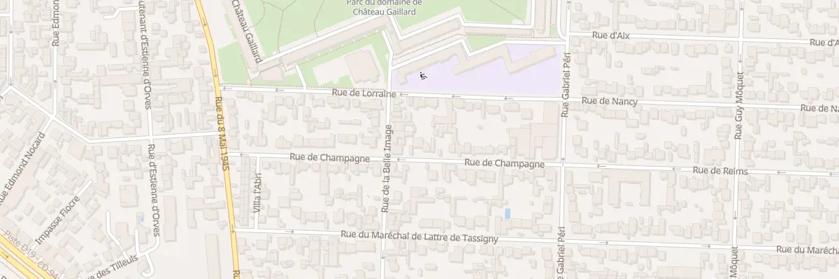 Plan du 33 Rue de Champagne à Maisons-Alfort