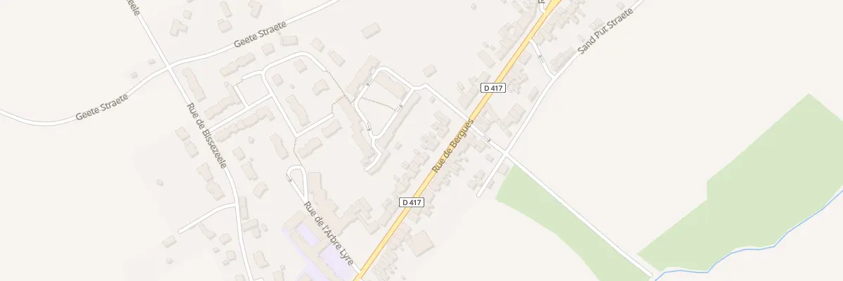 Plan du 87 Rue de Bergues à Esquelbecq