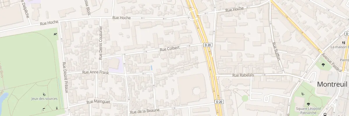 Plan du 17 Rue Colbert à Montreuil