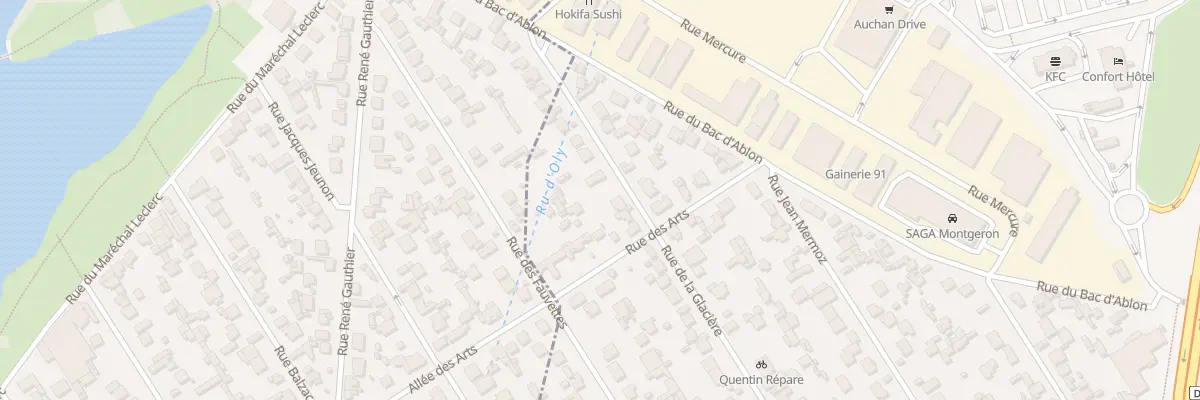 Plan du 26 Rue de la Glacière à Montgeron