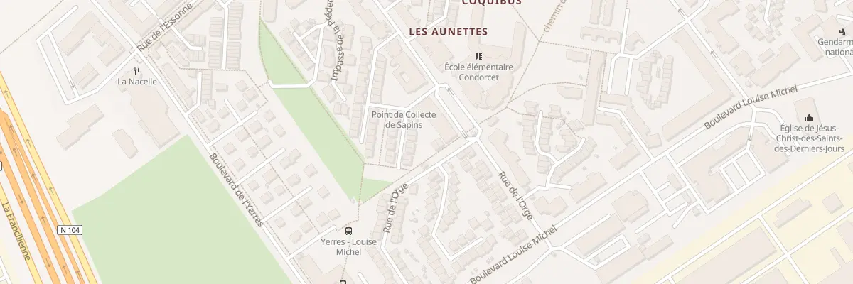 Plan du 26 Rue de l’Orge à Évry-Courcouronnes
