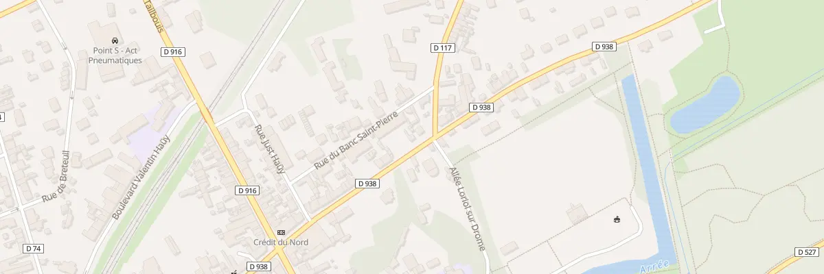 Plan du 25 Rue de Montdidier à Saint-Just-en-Chaussée