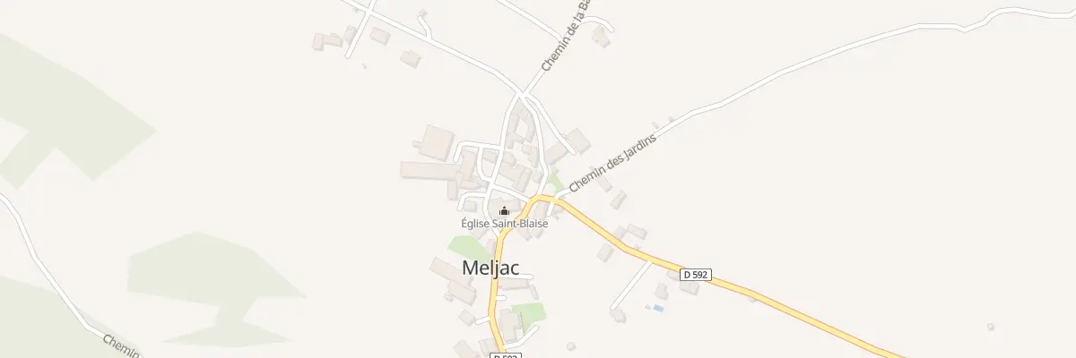 Plan du 5015 Meljac à Meljac
