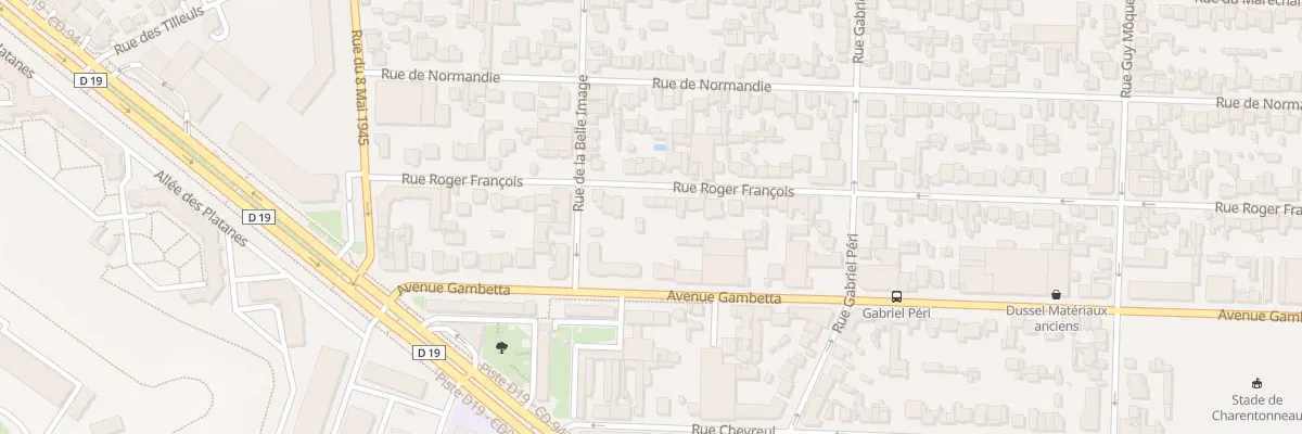 Plan du 30 Rue Roger François à Maisons-Alfort