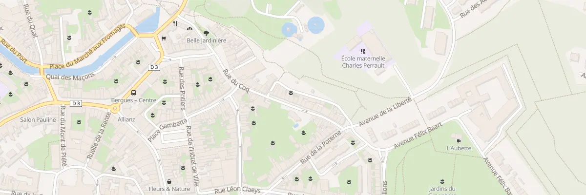 Plan du 24 Rue Neuve des Capucins à Bergues