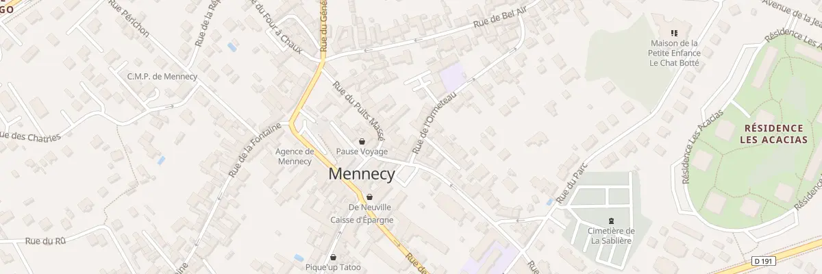 Plan du 3 Rue de l’Ormeteau à Mennecy