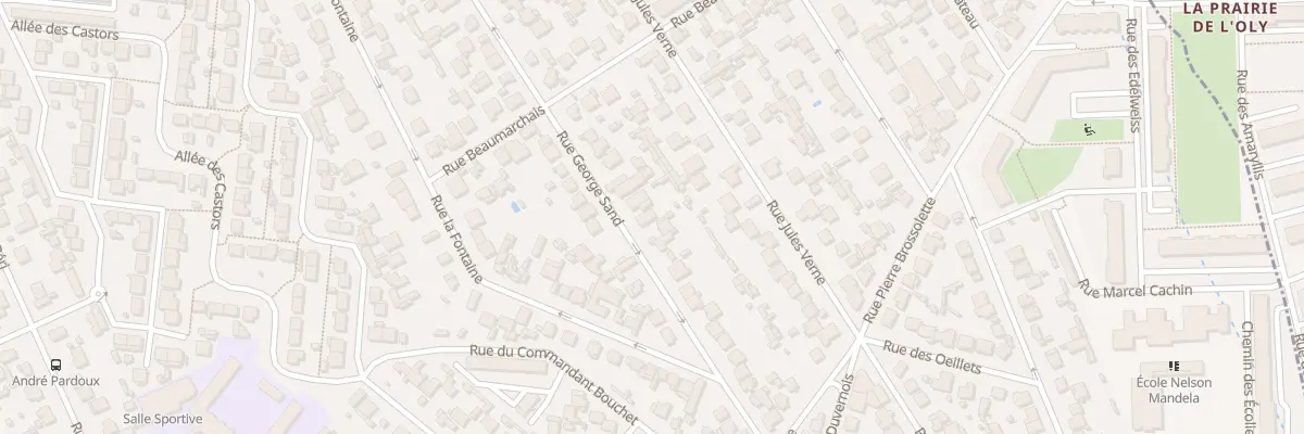 Plan de la Rue George Sand à Vigneux-sur-Seine