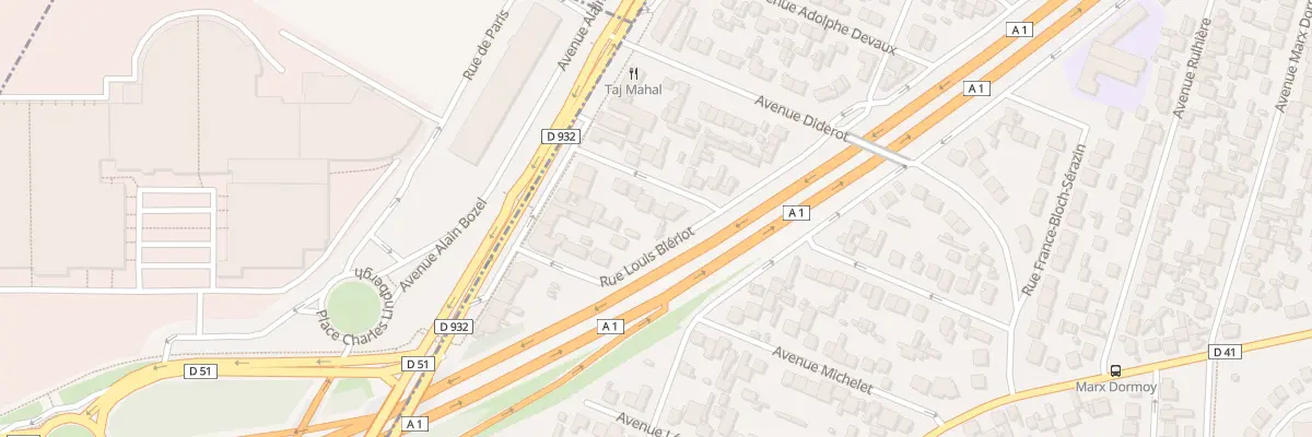 Plan du 12 Rue Pierre Quemener au Blanc-Mesnil