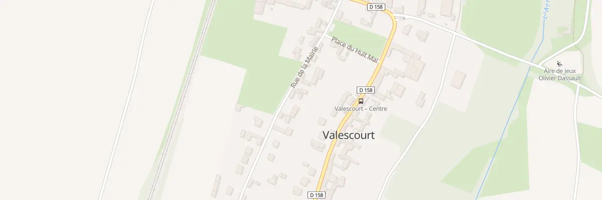 Plan du 11 Rue de la Mairie à Valescourt