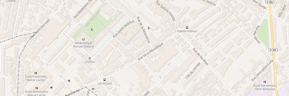 Plan du 112 Rue de la République à Romainville
