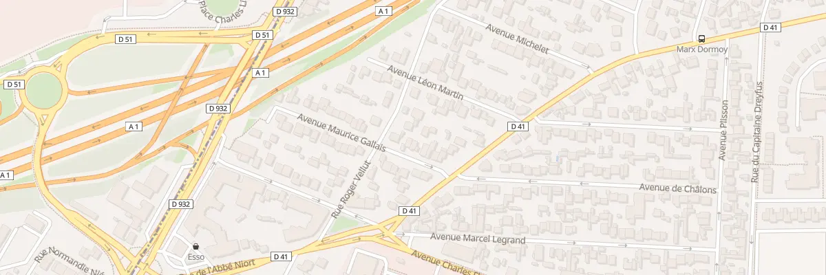 Plan du 33 Av Maurice Gallais au Blanc-Mesnil