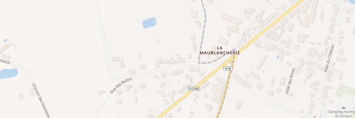Plan du 160 Rue des Bazins à Quiers-sur-Bezonde