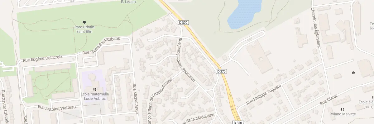 Plan du 42 Rue Jean Jacques Rousseau à Gonesse