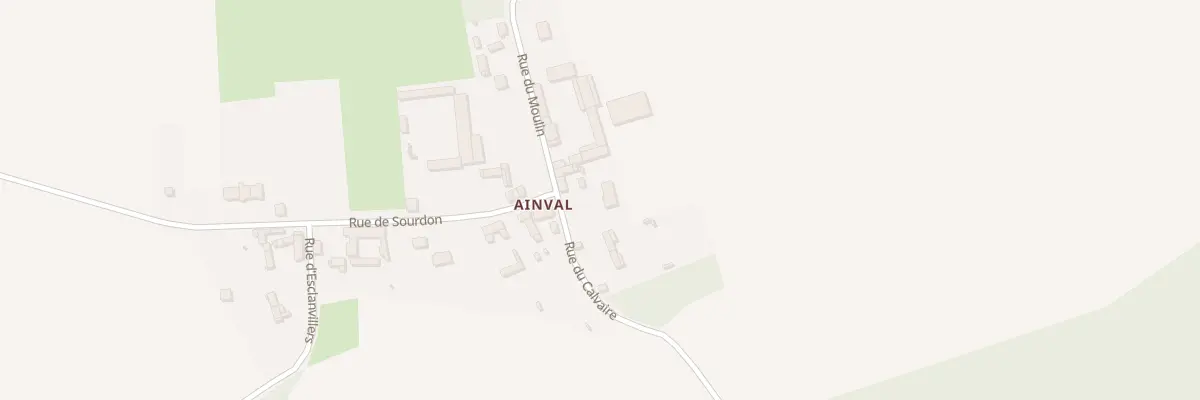 Plan du 7 Ainval à Grivesnes