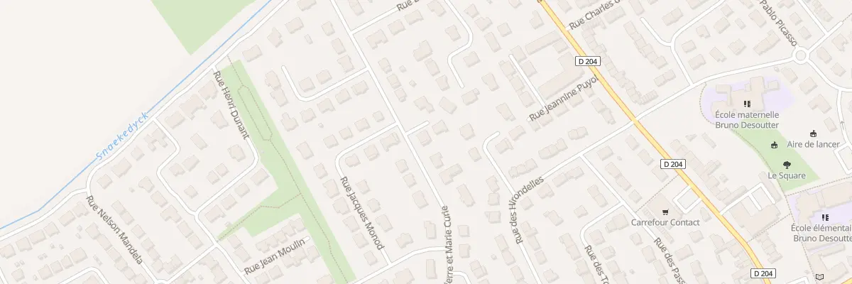 Plan du 13 Rue Pierre et Marie Curie à Téteghem-Coudekerque-Village