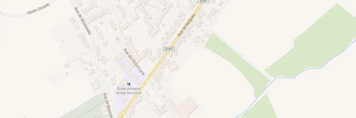 Plan du 98 Rue de Bergues à Esquelbecq
