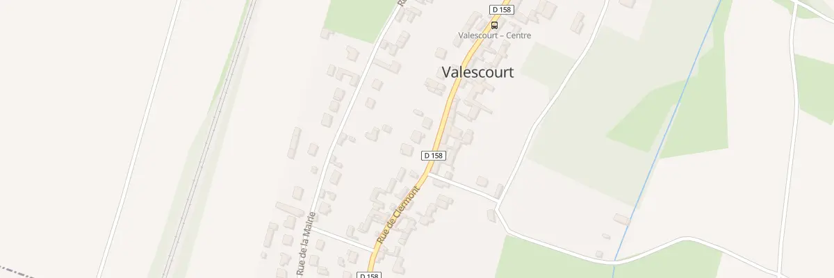 Plan du 16 Rue de Clermont à Valescourt