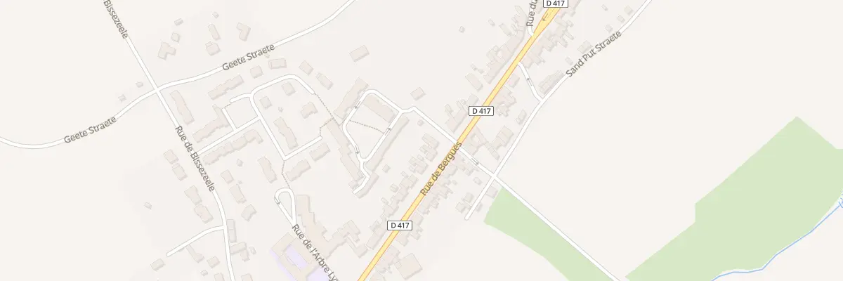 Plan du 93 Rue de Bergues à Esquelbecq