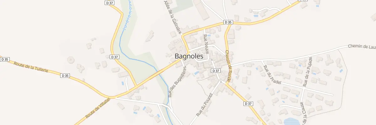 Plan du 42 Le Village à Bagnoles