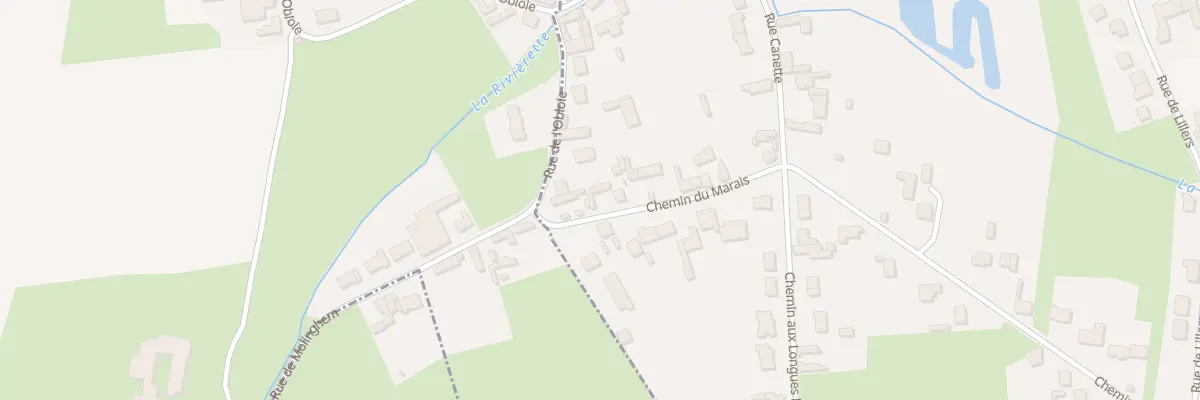 Plan du 503 Rue du Marais à Isbergues