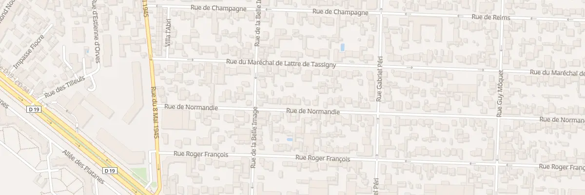 Plan du 33 Rue de Normandie à Maisons-Alfort