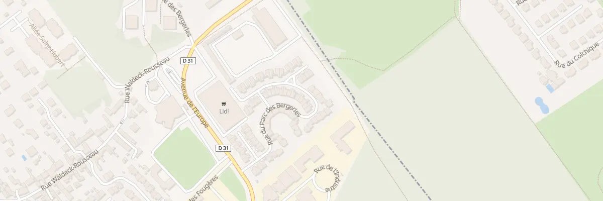 Plan du 30 Rue du Parc des Bergeries à Draveil
