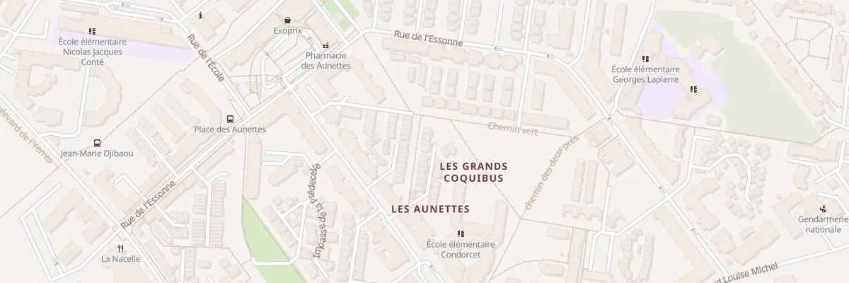 Plan du 25 Rue de l’Orge à Évry-Courcouronnes
