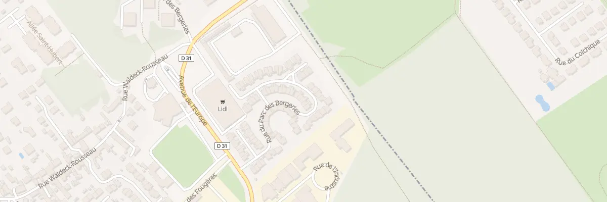 Plan du 32 Rue du Parc des Bergeries à Draveil