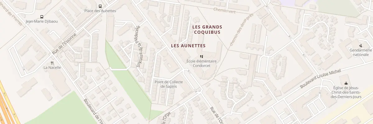 Plan du 21 Rue de l’Orge à Évry-Courcouronnes