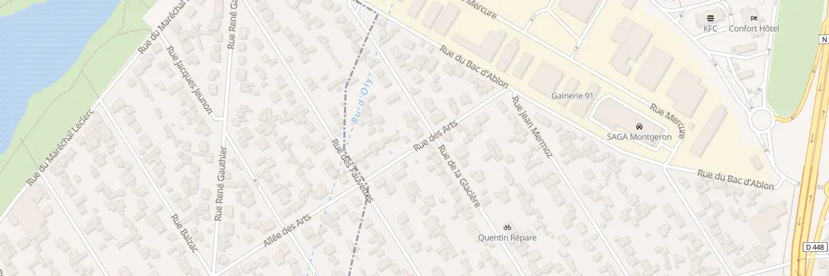 Plan du 30B Rue de la Glacière à Montgeron