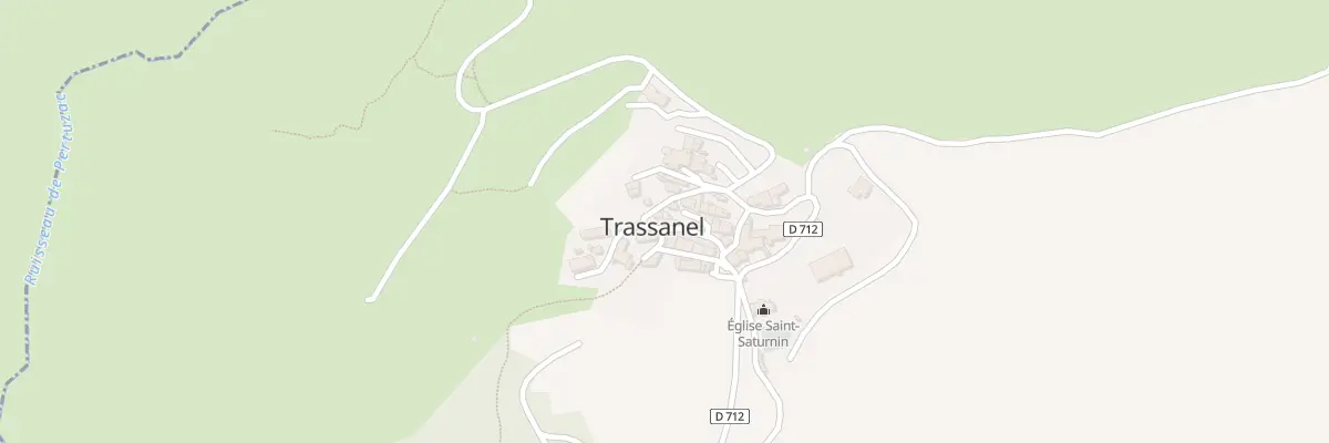 Plan du 9002 Le Village à Trassanel