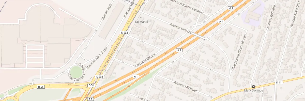 Plan du 16 Rue Pierre Quemener au Blanc-Mesnil