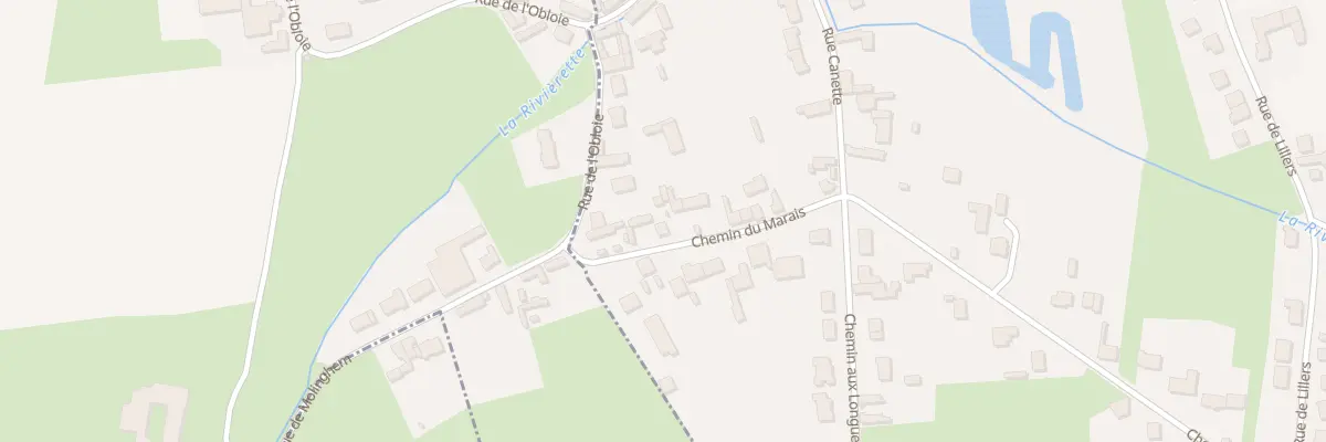 Plan du 493 Rue du Marais à Isbergues