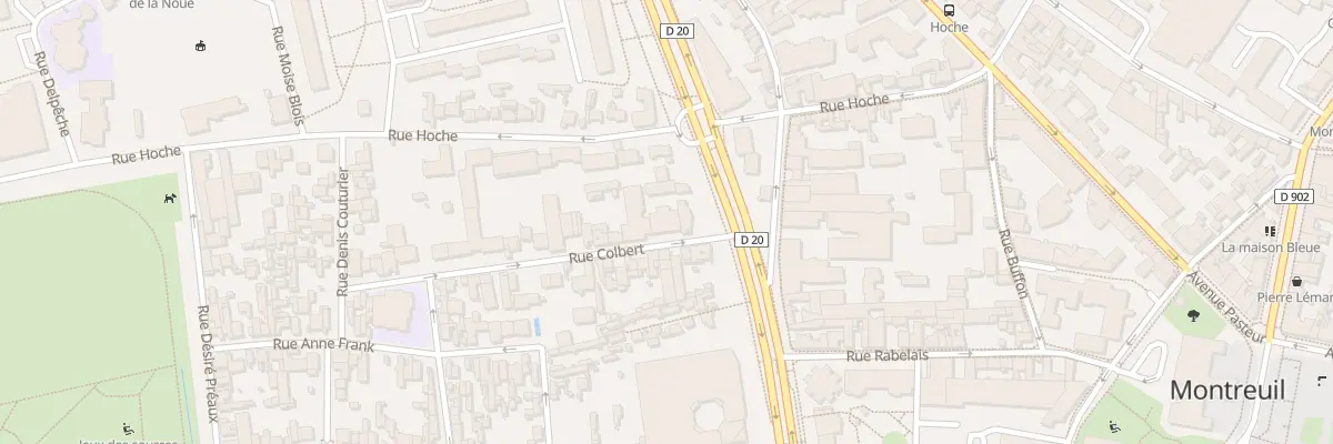 Plan du 6 Rue Colbert à Montreuil