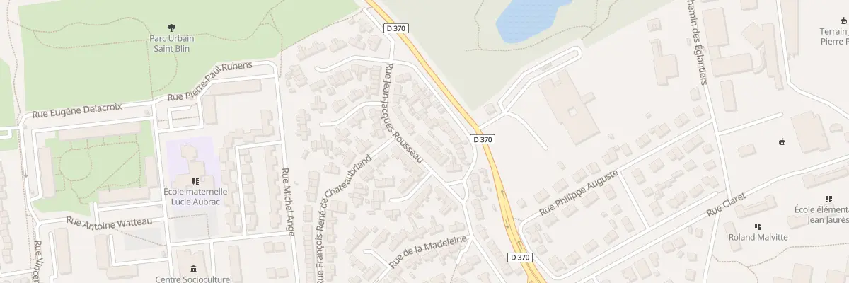 Plan du 34 Rue Jean Jacques Rousseau à Gonesse