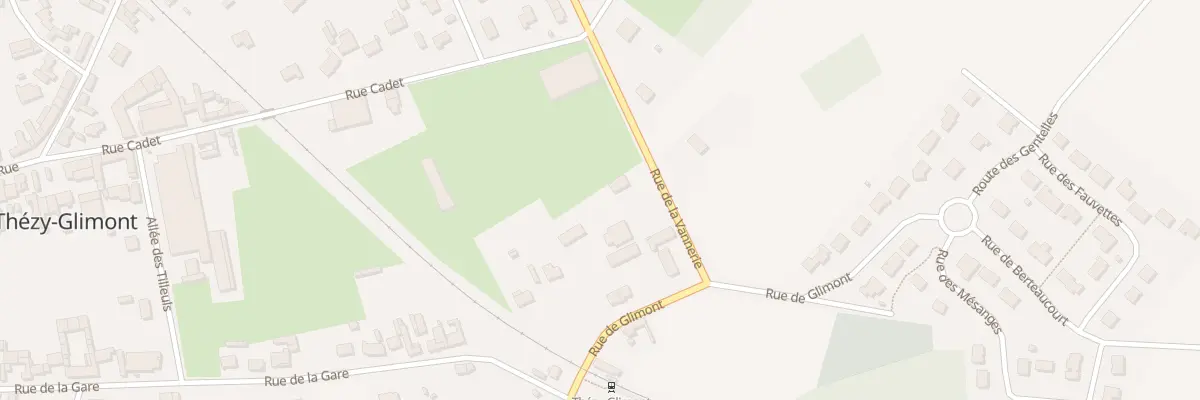 Plan du 5329 Chemin Croise à Thézy-Glimont