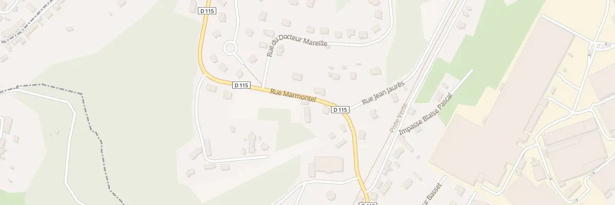 Plan du 7 Rue Marmontel à Ydes