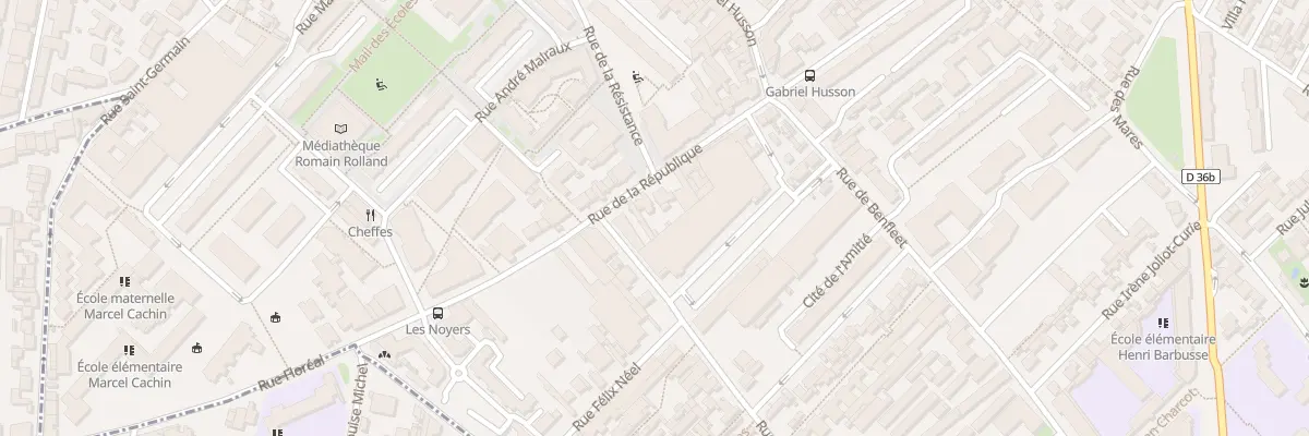 Plan du 117B Rue de la République à Romainville