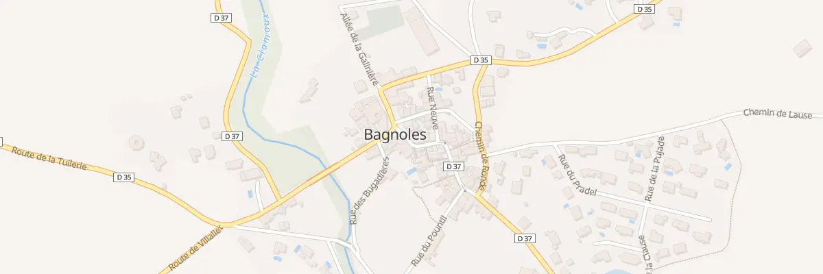 Plan du 23 Le Village à Bagnoles