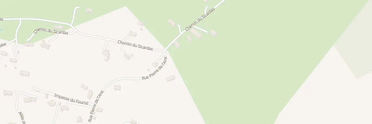 Plan du 1146 Che du Sicardas à Bout-du-Pont-de-Larn