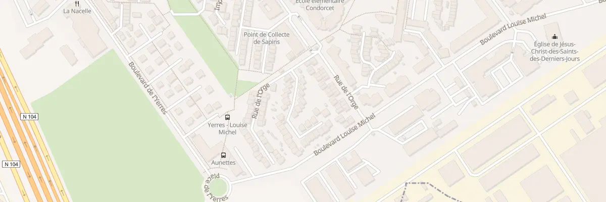 Plan du 10D Rue de l’Orge à Évry-Courcouronnes