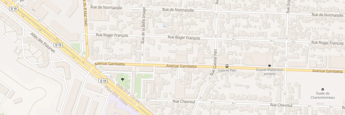 Plan du 11 Av Gambetta à Maisons-Alfort