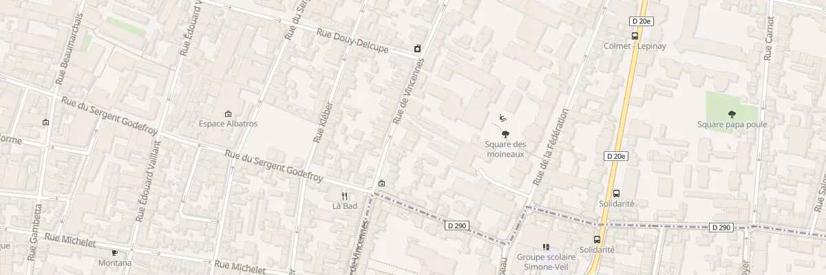 Plan du 63 Rue de Vincennes à Montreuil
