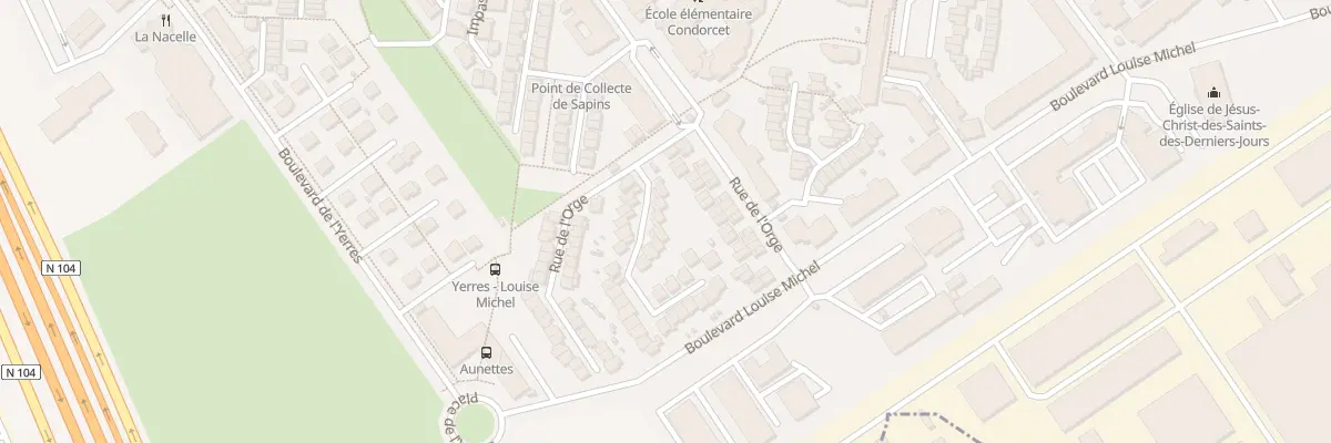 Plan du 10C Rue de l’Orge à Évry-Courcouronnes