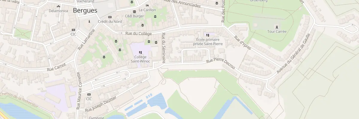 Plan du 8 Rue Pierre Decroo à Bergues