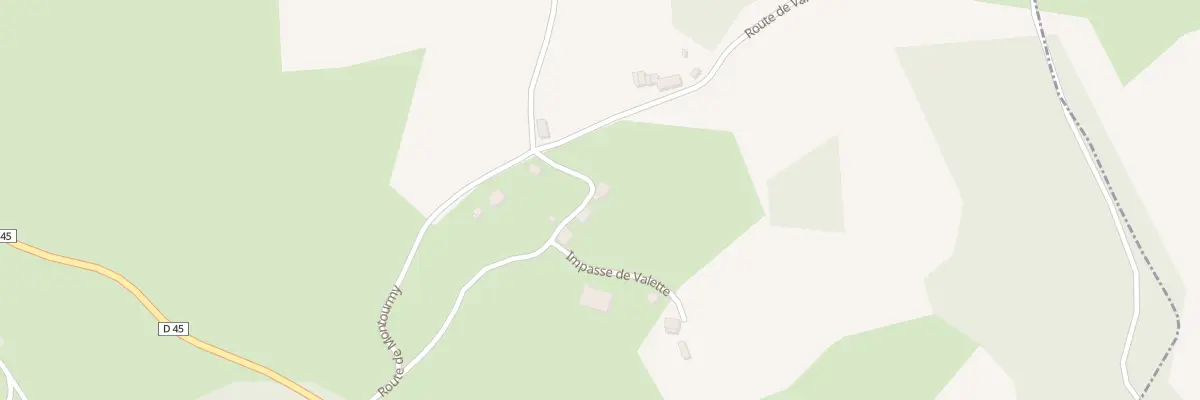 Plan du 5106 A Valette à Margerides