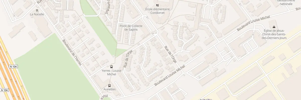 Plan du 10A Rue de l’Orge à Évry-Courcouronnes