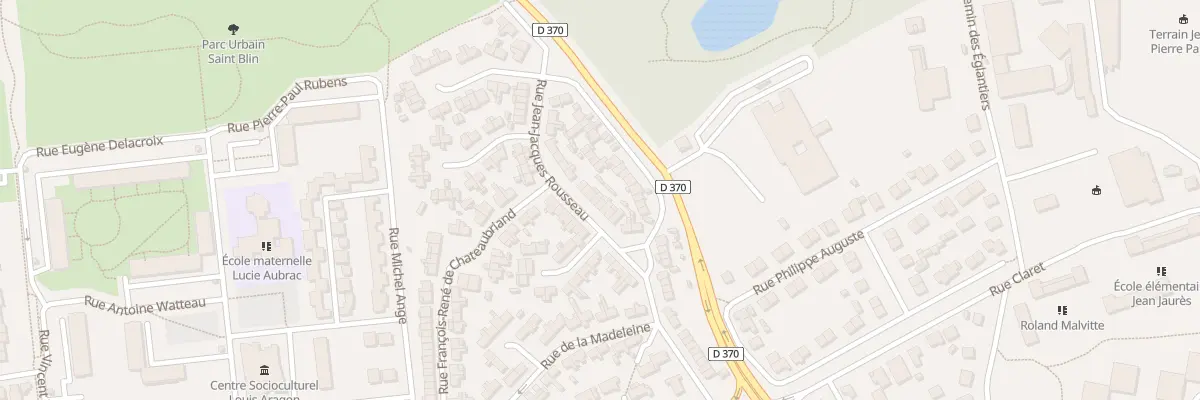 Plan du 30 Rue Jean Jacques Rousseau à Gonesse